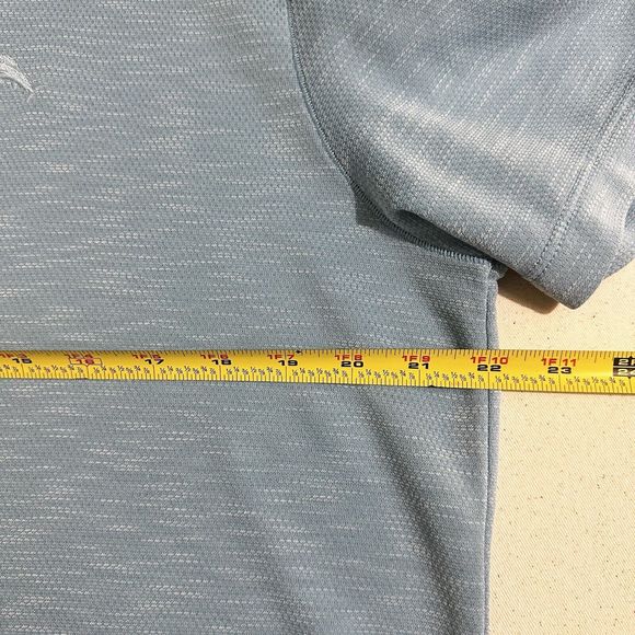 Tommy Bahama Men's Medium Ocean Liner Blue Crew-Neck Short Sleeve T-Shirt - Picture 4 of 9